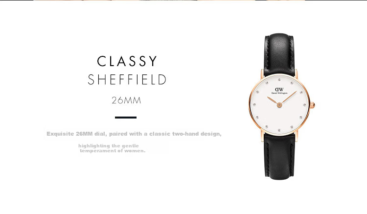Daniel Wellington Imported DW Women's Fashion Trendy Analog Watch Christmas Gift for Girlfriend 0923DW 2