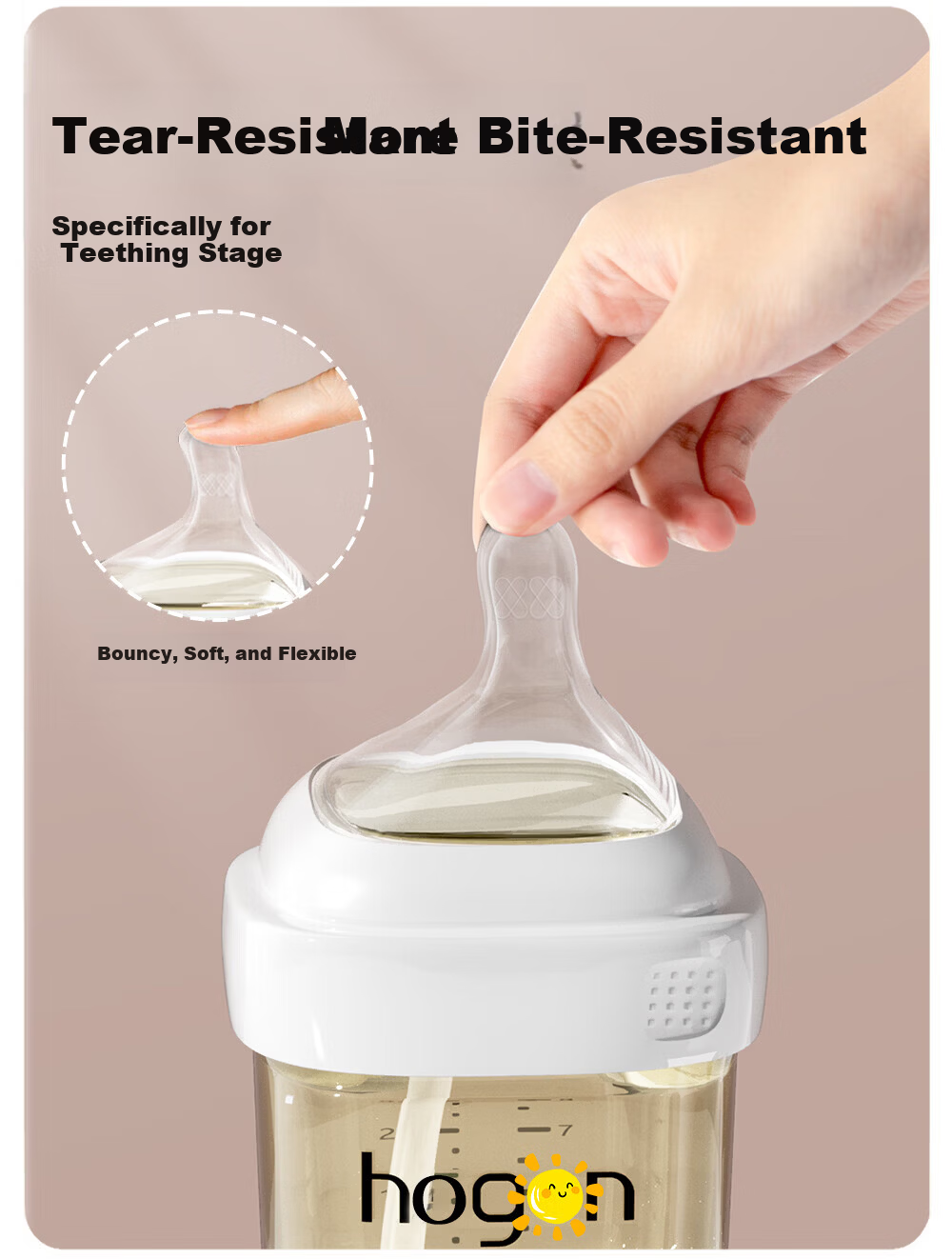 BAYTIM Compatible Hegen Baby Bottle Nipple Stage 2 Anti-Colic Nipple Accessory 12