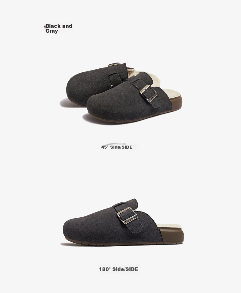 CAMEL Soft Bag 2nd Generation Full Coverage Birkenstock Comfortable Deep Mouth Shoes L25W700108 Apricot (Full Coverage Fleece Lining) Size 37 57