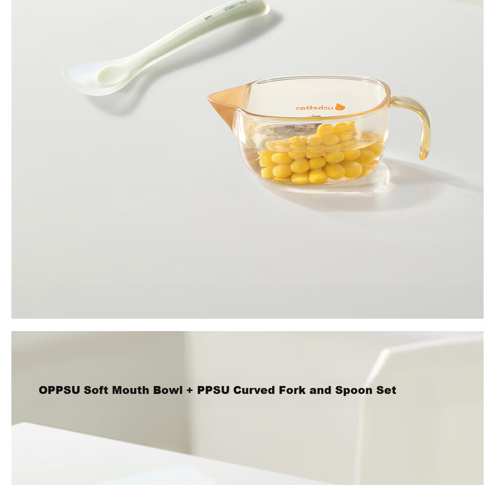 Betis Baby Feeding Bowl Newborn Water and Milk Feeding Baby Grinding Bowl Rice Cereal Bowl Spoon Soft Mouth Tableware PPSU Bowl 21