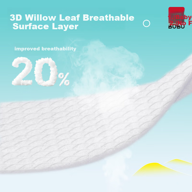 BUBU Wind-Blown Wheat Wave L-Size Pull-Up Pants 30pcs (8.5-11.5kg) Ultra-Thin Breathable Wind-Feel Pants