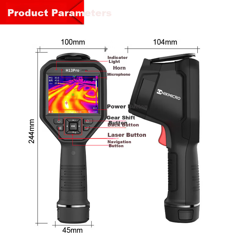 HIKMICRO H16PRO Thermal Imaging Camera High-Precision Infrared Thermal Imager Night Vision Power Inspection Industrial Temperature Measurement Leak Detector 3