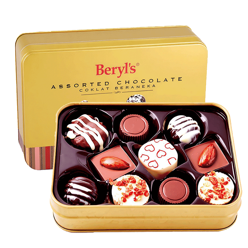 倍乐思（Beryl's）混合什锦巧克力礼盒 85g 进口儿童休闲零食品 喜糖 生日520礼物