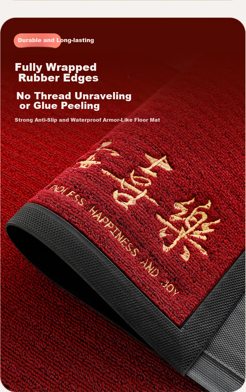 Baineng Safe Entry High-End Door Mat 2026 New Model Entrance Floor Mat 80x120cm 9