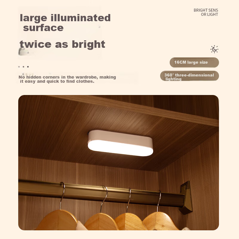 Smart Voice-Controlled Night Light for Bedroom, Hallway, Elderly, Toilet, Sleep Aid