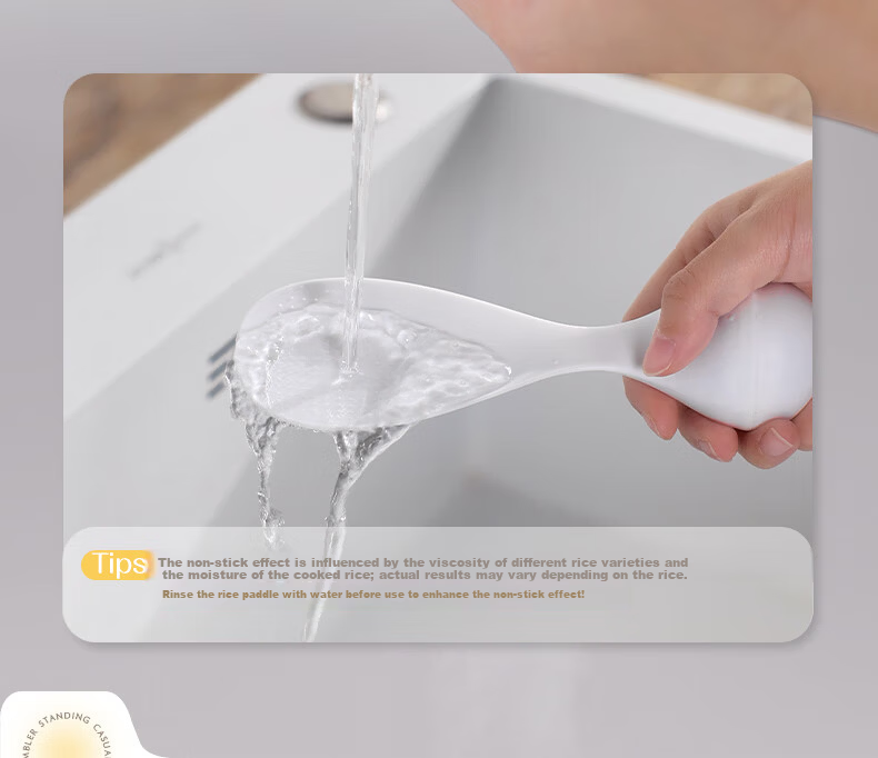Newair Standing Non-Stick Rice Scoop High-Temperature Resistant Thickened Rice Serving Spoon for Rice Cooker Household Use 5