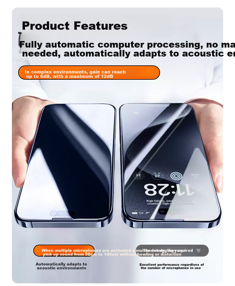 Smorss [360° Privacy Protection] Tempered Glass Screen Protector for Apple IPhone 14/13/13 Pro, Anti-Peeping, Shatterproof, Anti-Fingerprint, Privacy Protection Film + Gadget 1