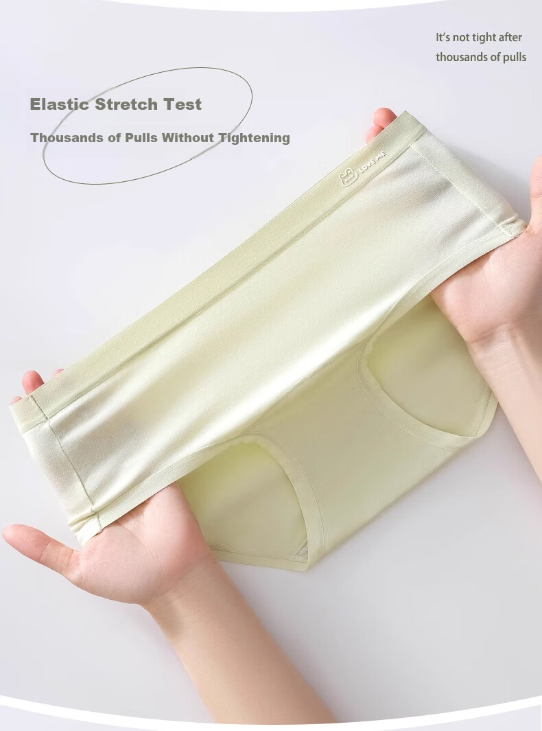 Dingguagua Girls' Seamless Underwear for Children And Teens, Antibacterial Triangle Panties for School-Age Girls Aged 10 to 14 during Puberty 15