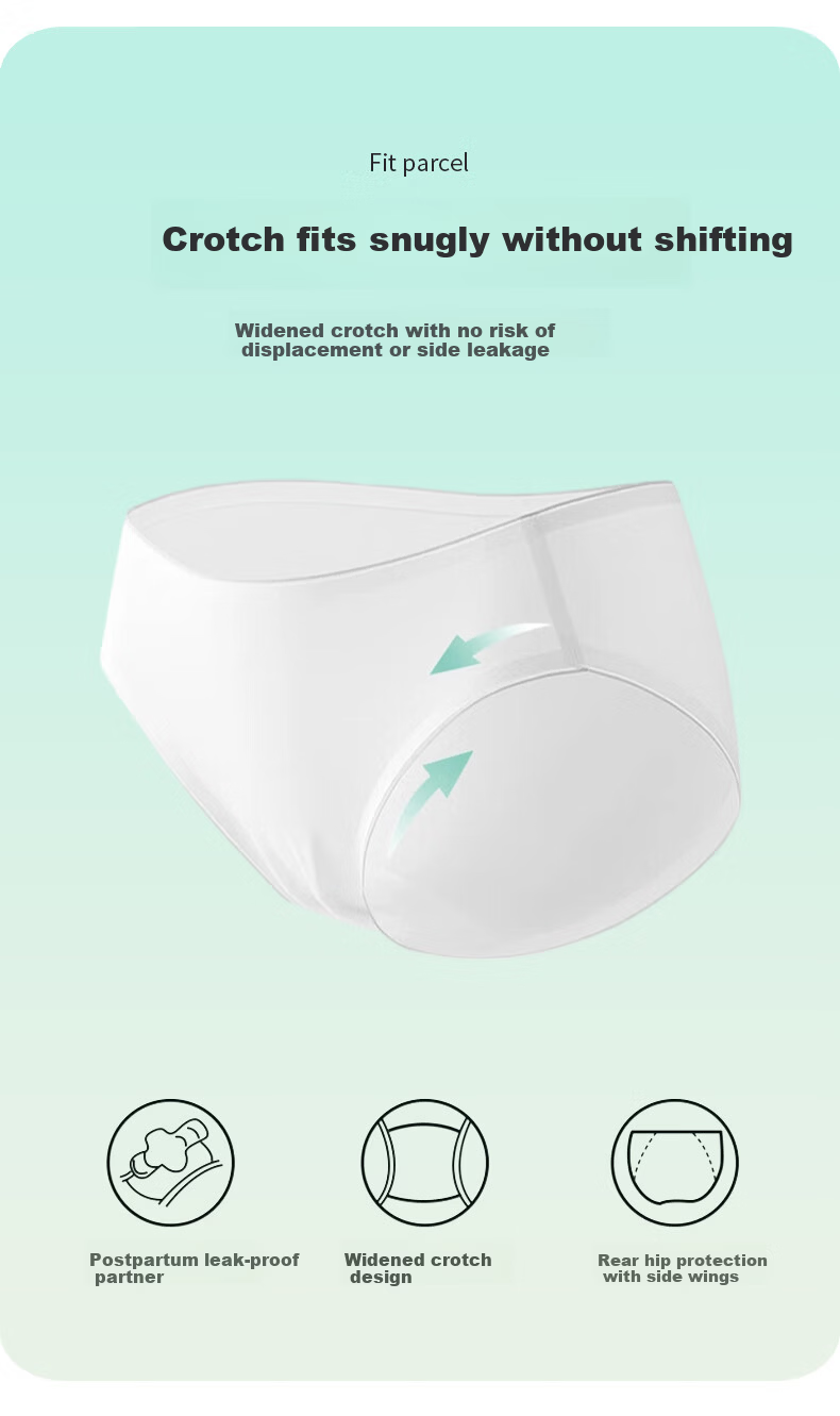 LangSha Disposable Women's Cotton Sterilized Travel Wash-Free Shorts Maternity Postpartum Daily Use Pants 6