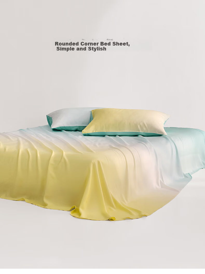 LUOLAI Home Textiles 100% Lyocell Three-Piece Bedding Set with Fitted Sheet Style, Summer Cool-Feeling Duvet Cover And Quilt, Pink 150*215 10