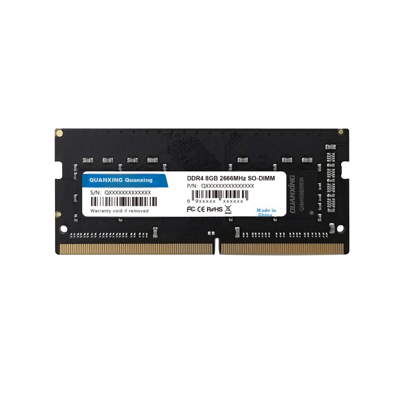 Quanxing 8GB DDR4 2666MHz Laptop RAM Single Stick Student Office Upgrade Stable Compatible High Performance S2666