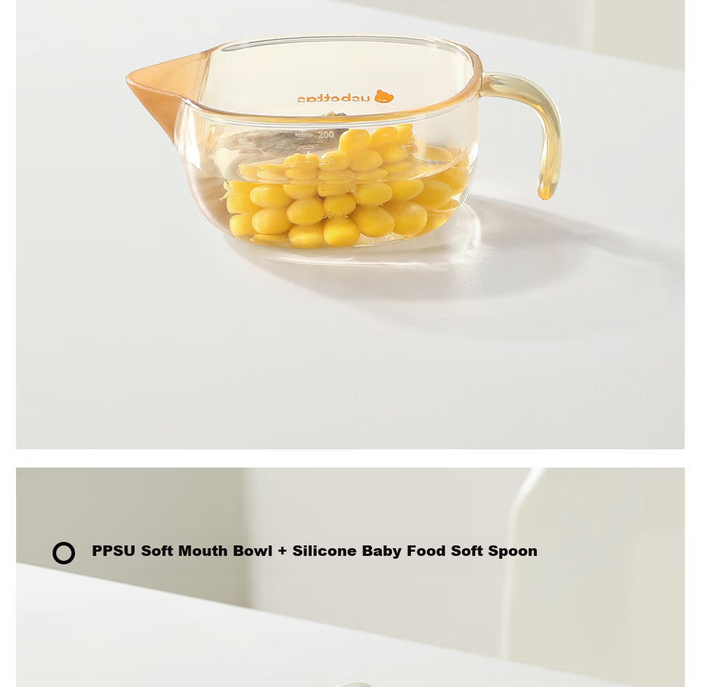 Betis Baby Feeding Bowl Newborn Water and Milk Feeding Baby Grinding Bowl Rice Cereal Bowl Spoon Soft Mouth Tableware PPSU Bowl 20
