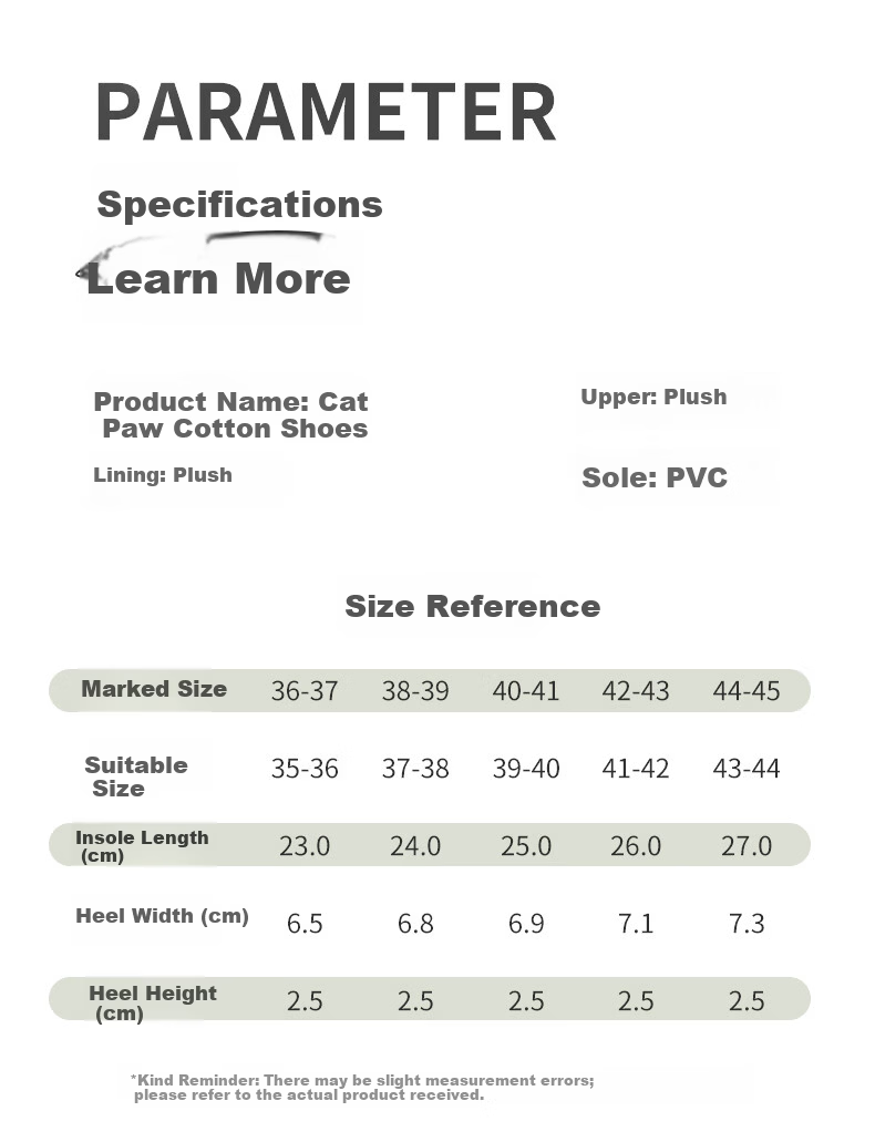 Runrou Women's Cotton Slippers with Heel Cover Autumn Winter 2025 New Maternity Indoor Furry Warm Plush Cotton Shoes 9