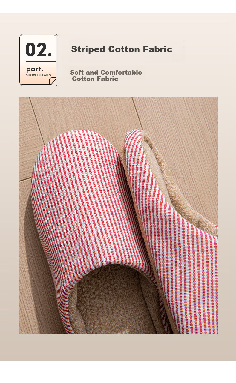 YUZHAOLIN Japanese Style Cotton Linen Slippers for Men and Women Spring Autumn Indoor Home Wooden Floor Four Seasons YC196 5