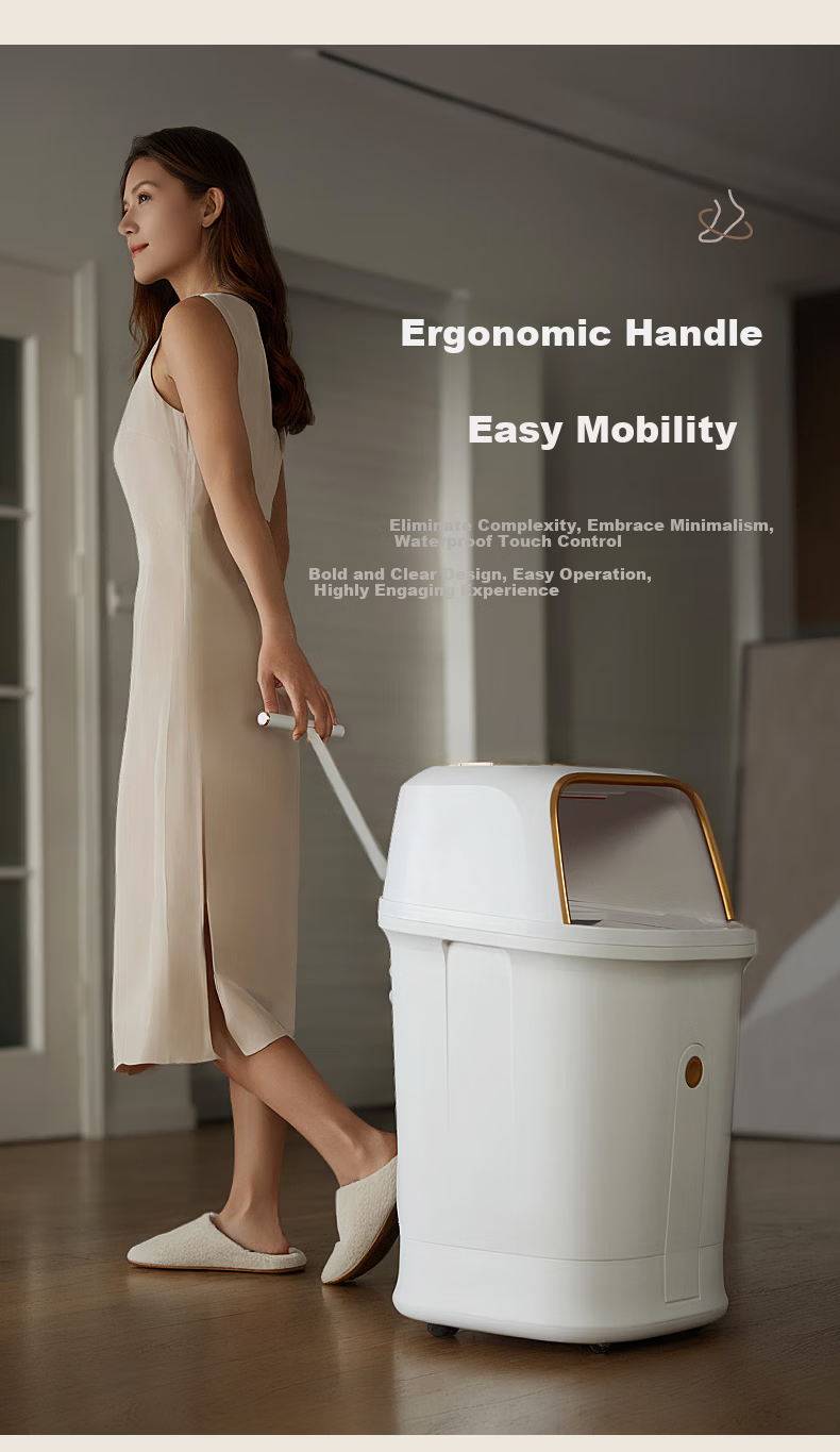 CLORIS Germany 71CM Deep Foot Soaking Tub with Over-Knee Steam Foot Bath, Fully Automatic Electric Massage Heating Foot Basin, Mother's Day Gift F988 17
