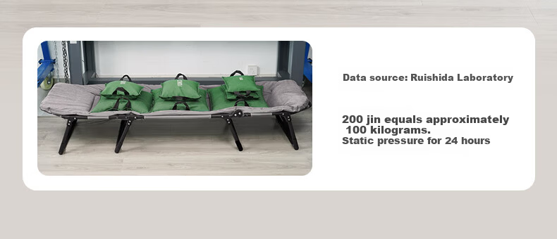 Restar Folding Single Nap Bed Hospital Care Bed Military Cot Recliner Office Nap Waist Support - 190cm Gray 14