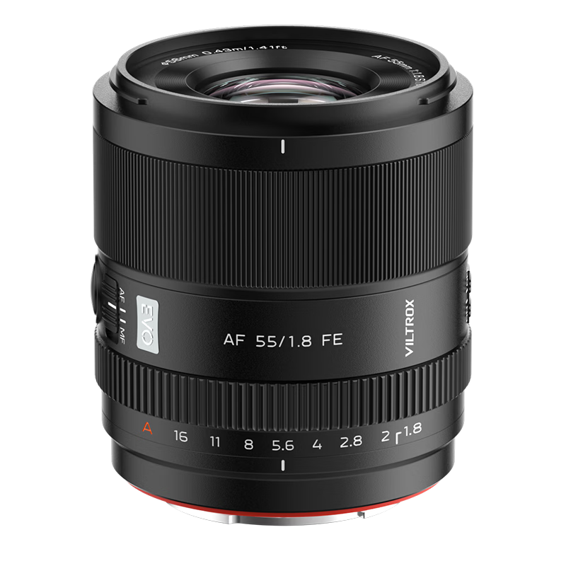 VILTROX AF 55mm F1.8 EVO FE Sony Mount Full-Frame Autofocus Large Aperture Portrait Prime Lens for a7M4 a7CII ZV-E1 Mirrorless Cameras