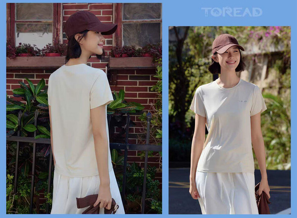 TOREAD Quick-Dry T-Shirt 26 Spring Summer New Couple Breathable Short Sleeve Sun Protection Round Neck Stretch Sports Top TAJJBO81754 9