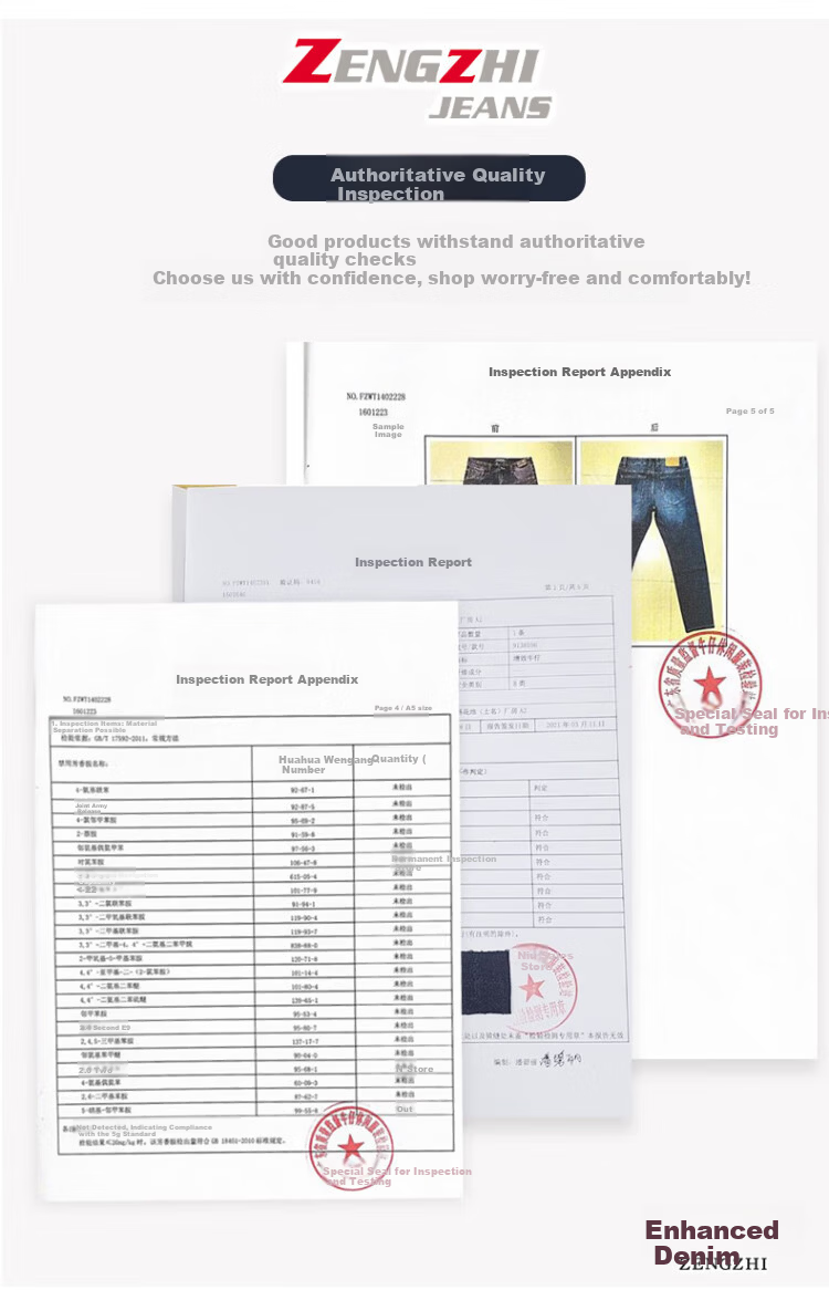 ZENGZHI Men's Denim Jeans Soft Comfortable Stretch Straight Mid-Rise Pants Blue Size 31 3