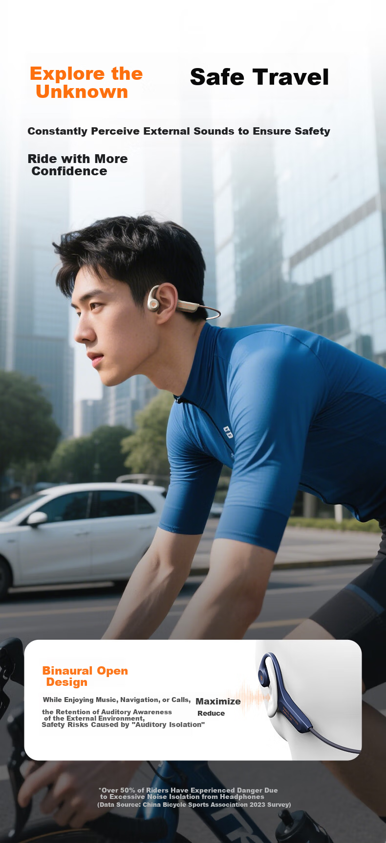 Aigo True Bone Conduction Sports 2026 Bluetooth Swimming Children's Earphones, IP68 Waterproof, 16GB Storage MP3, Open-Ear Hanging Ear for Marathon Cycling Running G03PRO Purple 7