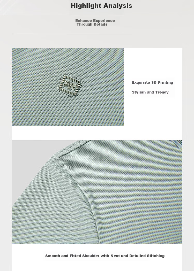 HLA Hailan Home Men's Polo Shirt 26 Light Business Classic Series Cool Short Sleeve Summer 3