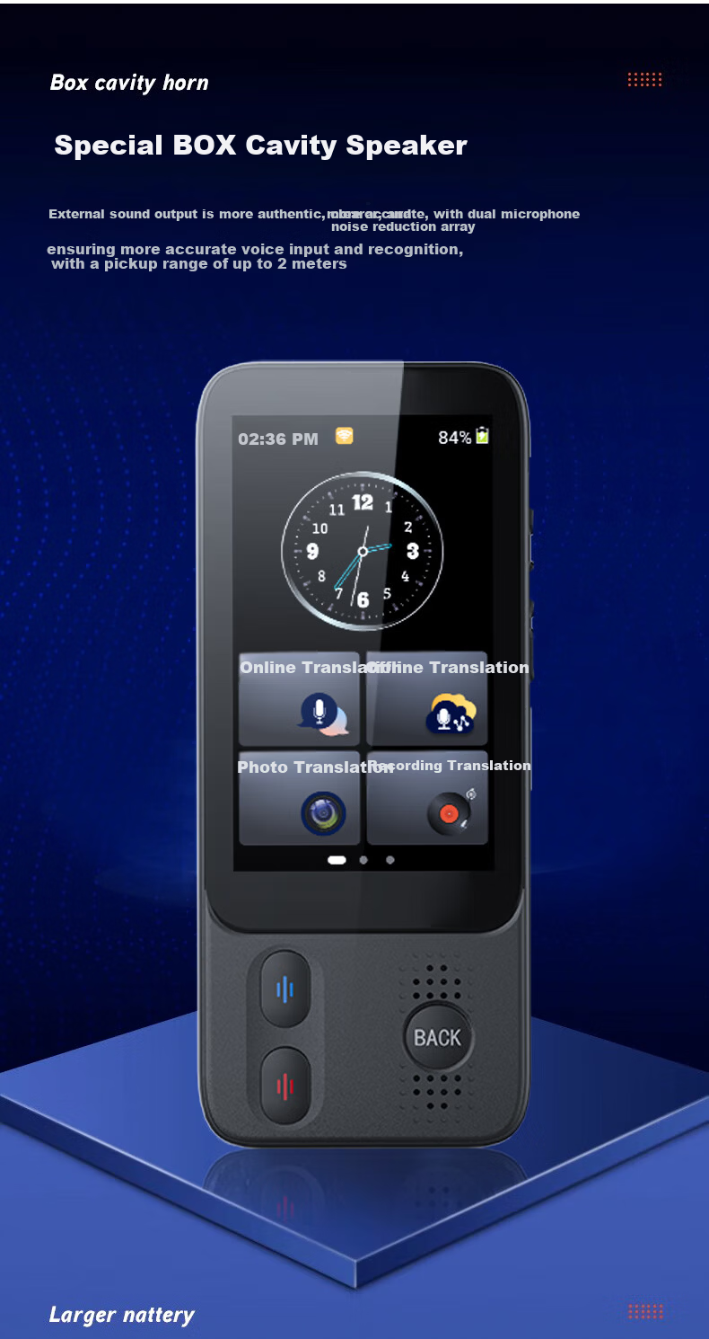 Shushan Offline Translator Voice Translation Device Multilingual Simultaneous Interpretation Translation Pen Real-time Sync Camera Recorder S09 6