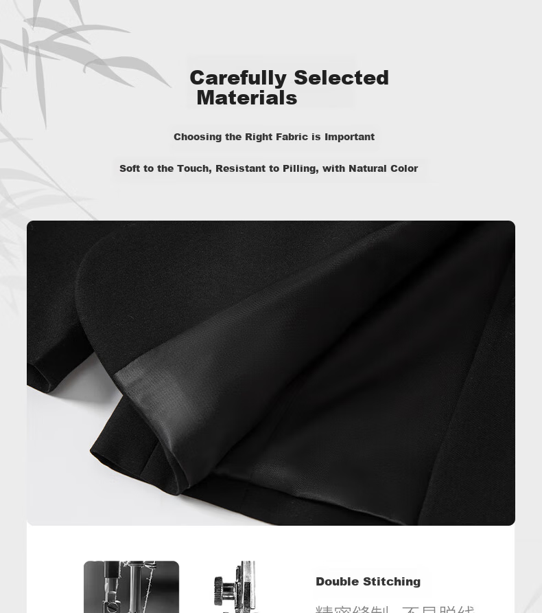 Romon Boys New Chinese Style Suit Jacket Tang Suit China Style Zhongshan Suit Children's Suit Performance Outfit Black 150 7