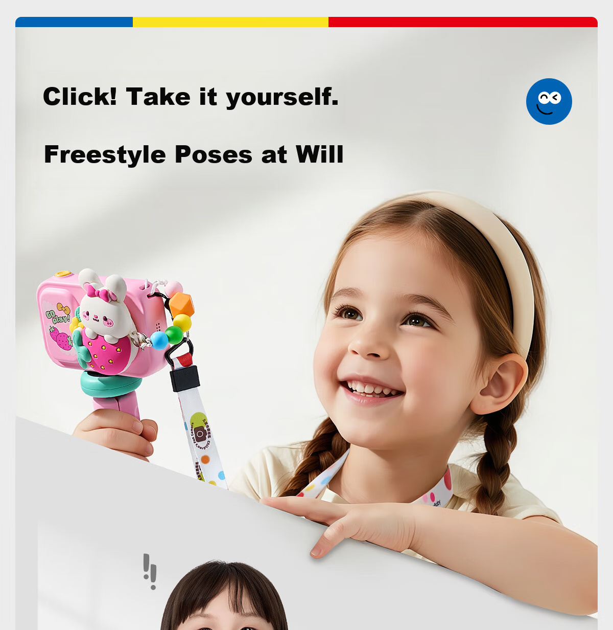 Carlbaby Kids Camera Toy 3-6 Years Instant Print Photo Video Recorder Birthday Gift for Boys and Girls 4