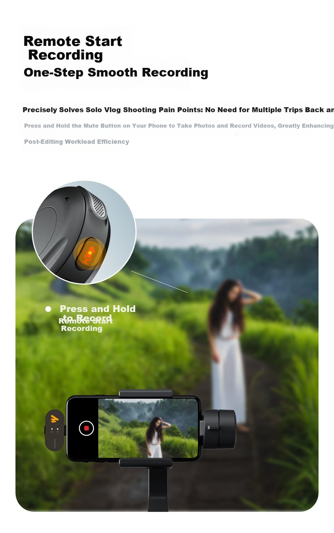 Maono T5 Wireless Lavalier Microphone, Live Streaming Mic One-To AI Noise Reduction, Mobile Phone Audio Pickup, Short Video Recording Camera Microphone, Shanke Lightning Versio 12