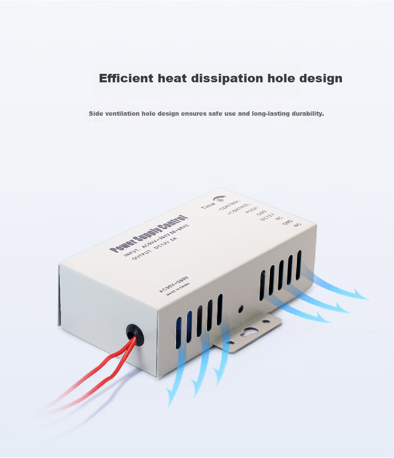 Dongwei Facial Recognition Attendance Machine Access Control 12V5A Power Supply Controller Box 2