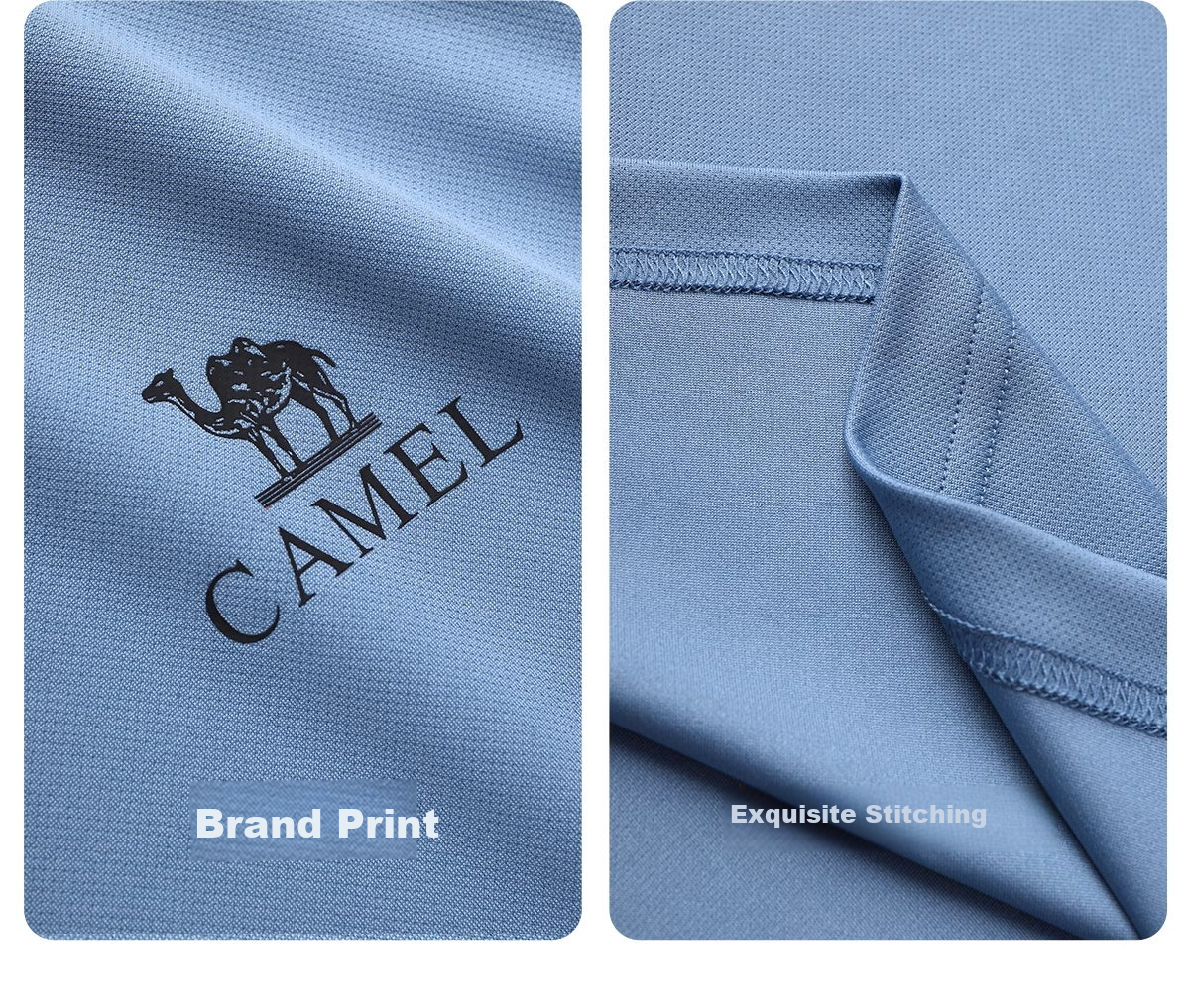 CAMEL Women's Quick-Dry Short-Sleeve T-Shirt, Lightweight Summer Round Neck Breathable Sweat-Wicking Running Fitness Sports Casual Top 2XL 49