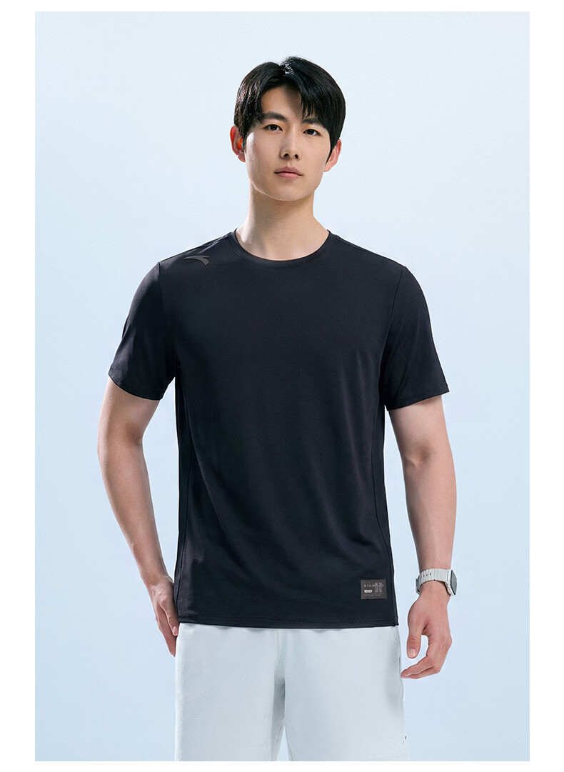 Anta Ice Silk Quick-Dry Sports Short Sleeve T-Shirt Men Summer New Ice Silk Breathable Fitness Running Top 17