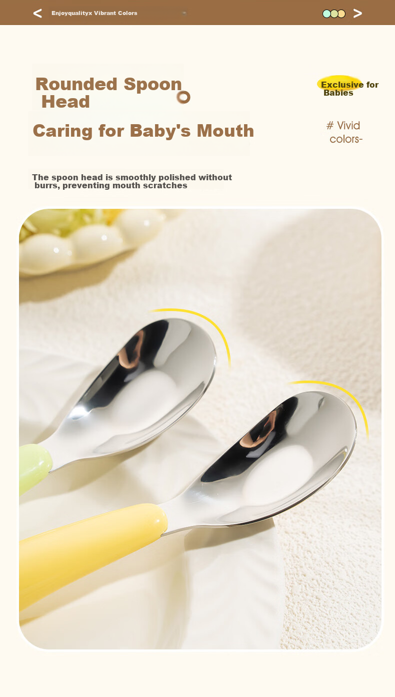 CAIZHI 316L Stainless Steel Spoon Set, Thickened Chinese Style Large Round Soup Spoons, 2 Pieces CZ6248 5