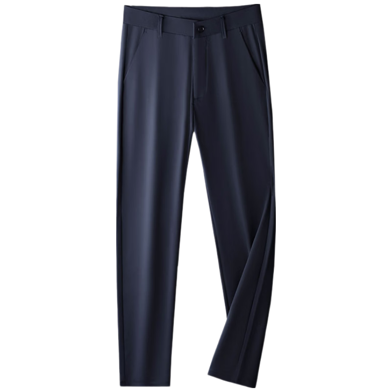 PLAYBOY Premium Spring Summer New High Elastic Wrinkle-Resistant Thick Casual Pants Men's High-End Non-Iron Suit Pants Thin Men's Trousers