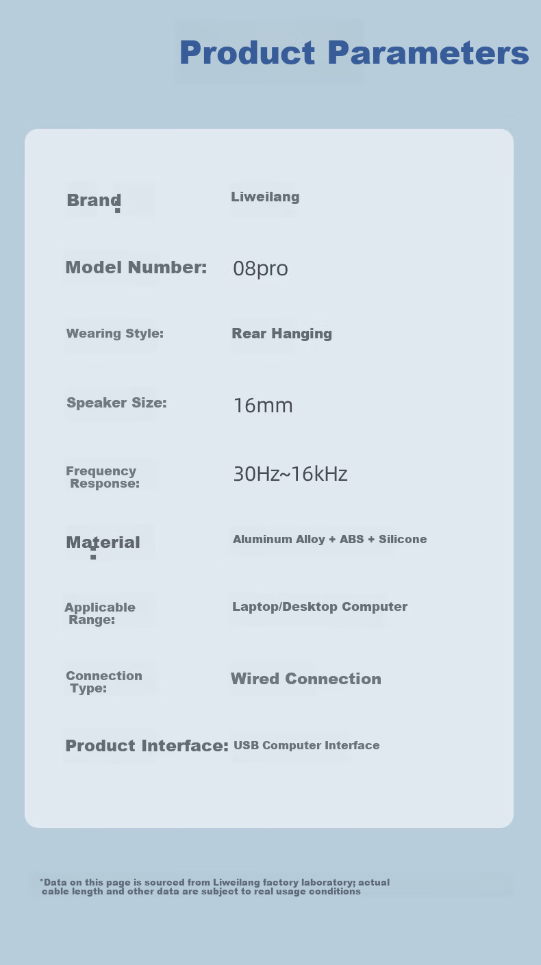 Liweilang Wired 2-in-1 Computer Headset with Microphone USB Headband Over-Ear HIFI Open-Type Type-C Noise-Cancelling HD Call Earphones for Desktop and Laptop 19