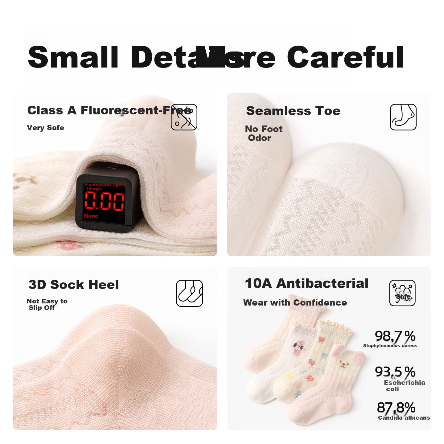 Growth Baby Socks Summer Ruffled Edge Breathable Mesh Newborn Cotton Socks Soft Cuff Mid-Calf