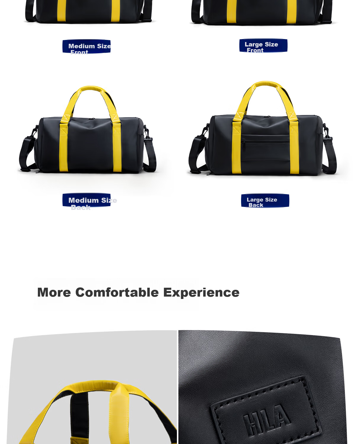 Hailan Home Travel Bag Hand Carry Luggage Bag Men and Women Sports Fitness Bag Short-distance Business Trip Luggage Bag Large Capacity Travel Bag 12