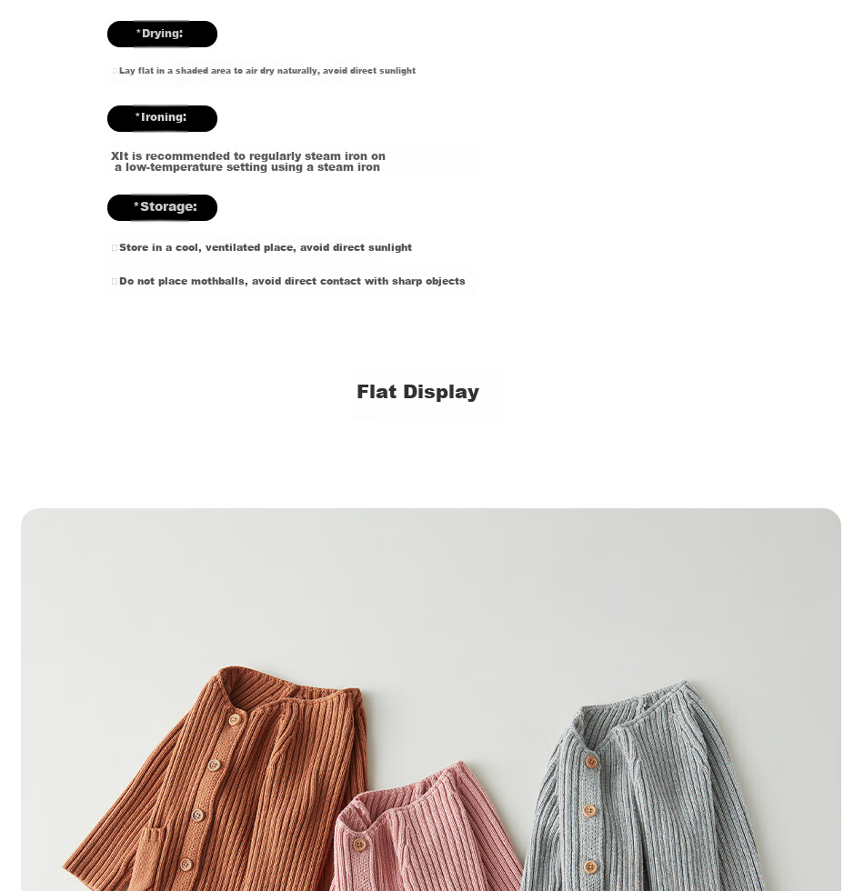OAK FAMILY Children's Cardigan Sweater, Baby Boys And Girls Spring And Autumn Knitted Jacket, Pure Cotton, Pink (Anti-Static), Size 80 13