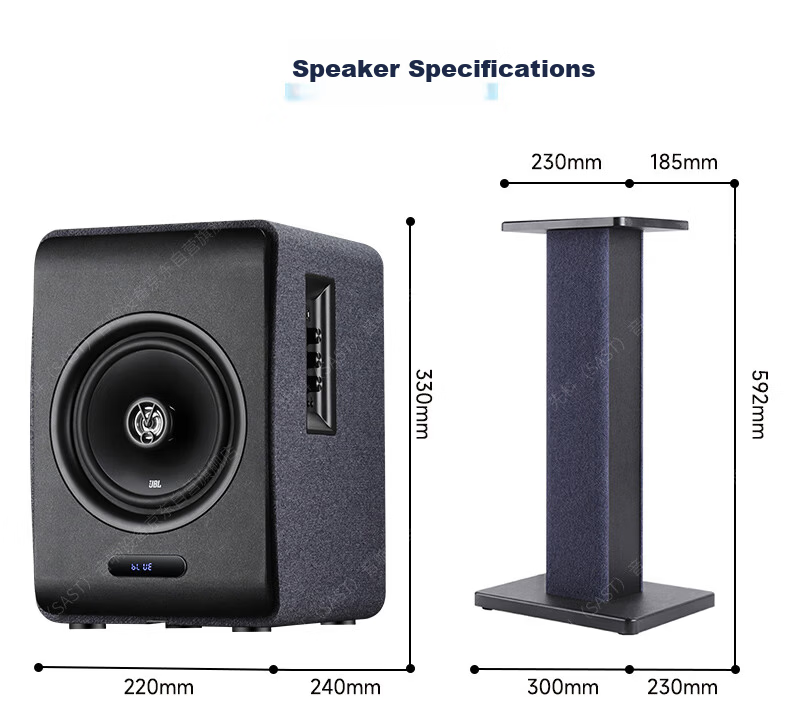 SAST Home Theater HIFI Bluetooth Speaker System for Living Room, Computer Desktop Audio, Audiophile-Grade 2.0 Subwoofer Set with Professional Microphones N26 14