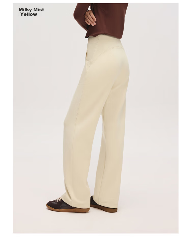 Beneunder High Elasticity Straight-Leg Pants for Women Slim Fit Casual Quick-Dry Breathable Sports Pants Autumn Versatile SF150 24