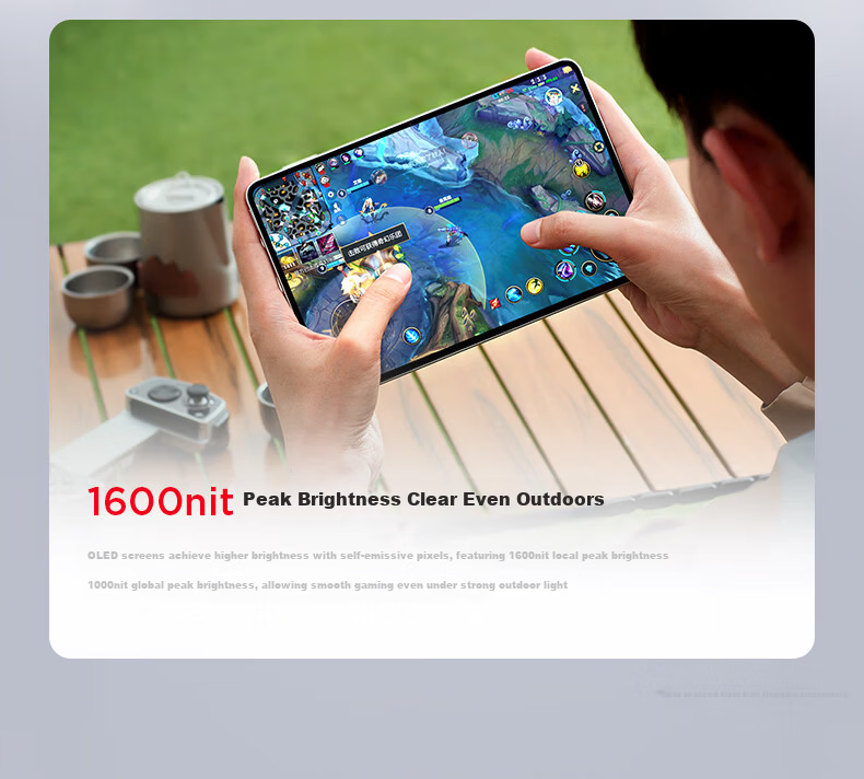 Nubiyahongmo Gaming Tablet 3 Pro, 9.06-Inch OLED Gaming Screen, Snapdragon 8 Ultimate Edition, 8200mAh Battery, Gaming Mini Tablet, 16GB+512GB Dark Night Versio 13