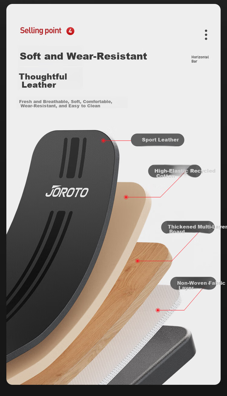 JOROTO American Dumbbell Bench Multifunctional Fitness Chair Weight Bench Sit-up Board Abdominal Fitness Equipment Home Gym Equipment MD25 5