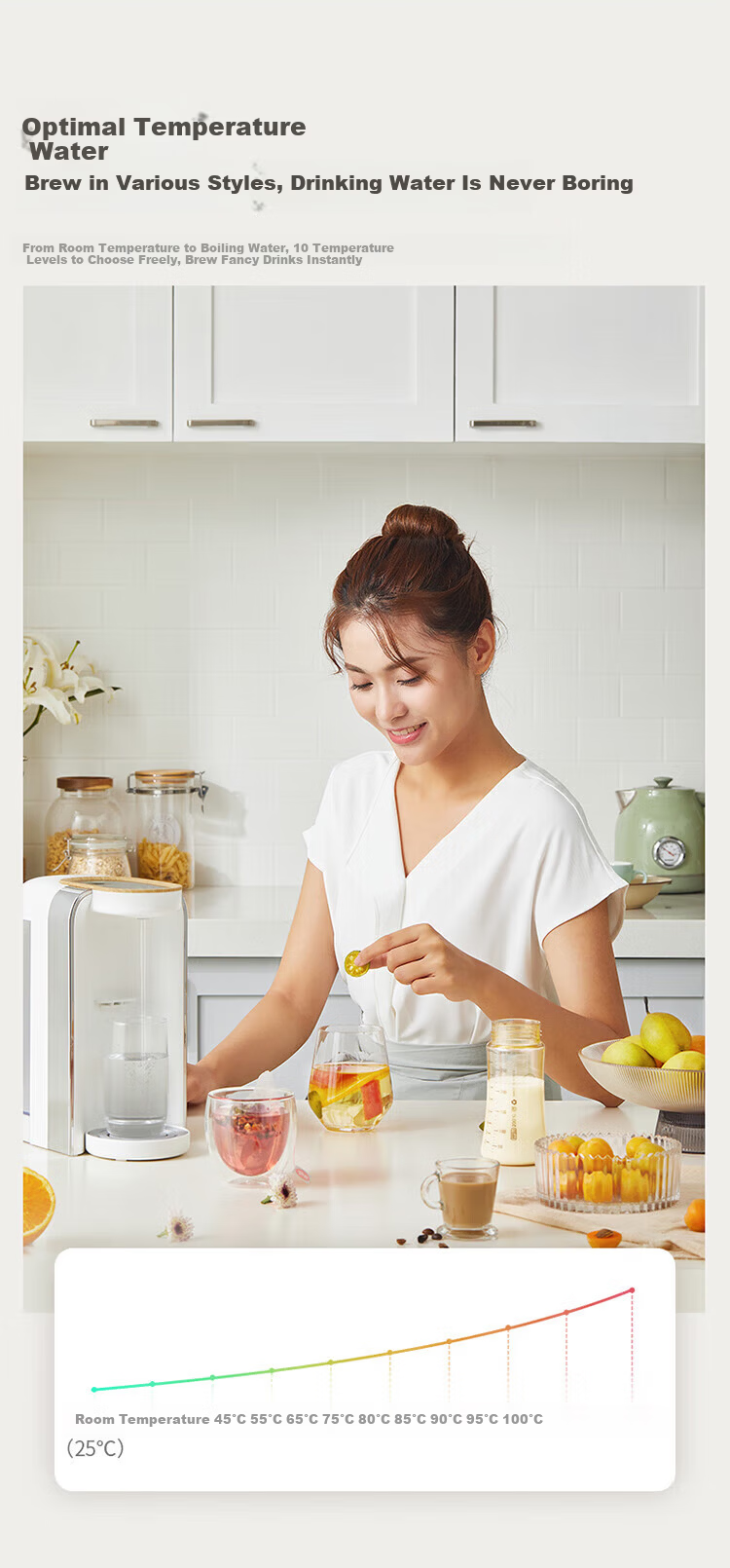 Mingzhan [Mid-Autumn Festival Gift] Health Pot Tea Maker Electric Kettle Teapot Mini Glass Flower Tea Pot Fast Heating Desktop Tea Machine Electric Water Boiler Tea Maker MZ-1151 7