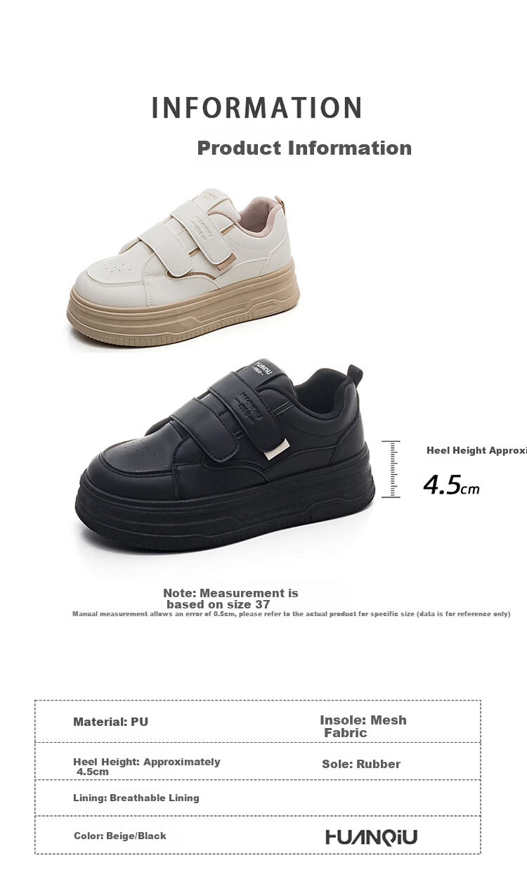 Global Magic Tape White Sneakers Women 2026 Spring New Niche Versatile Student Campus Style Cute Casual Skate Shoes 14