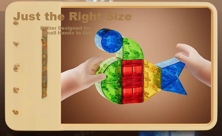 Beibei Kids Magnetic Building Blocks Early Education 3D Construction Toy for Boys and Girls Children's Day Gift 5