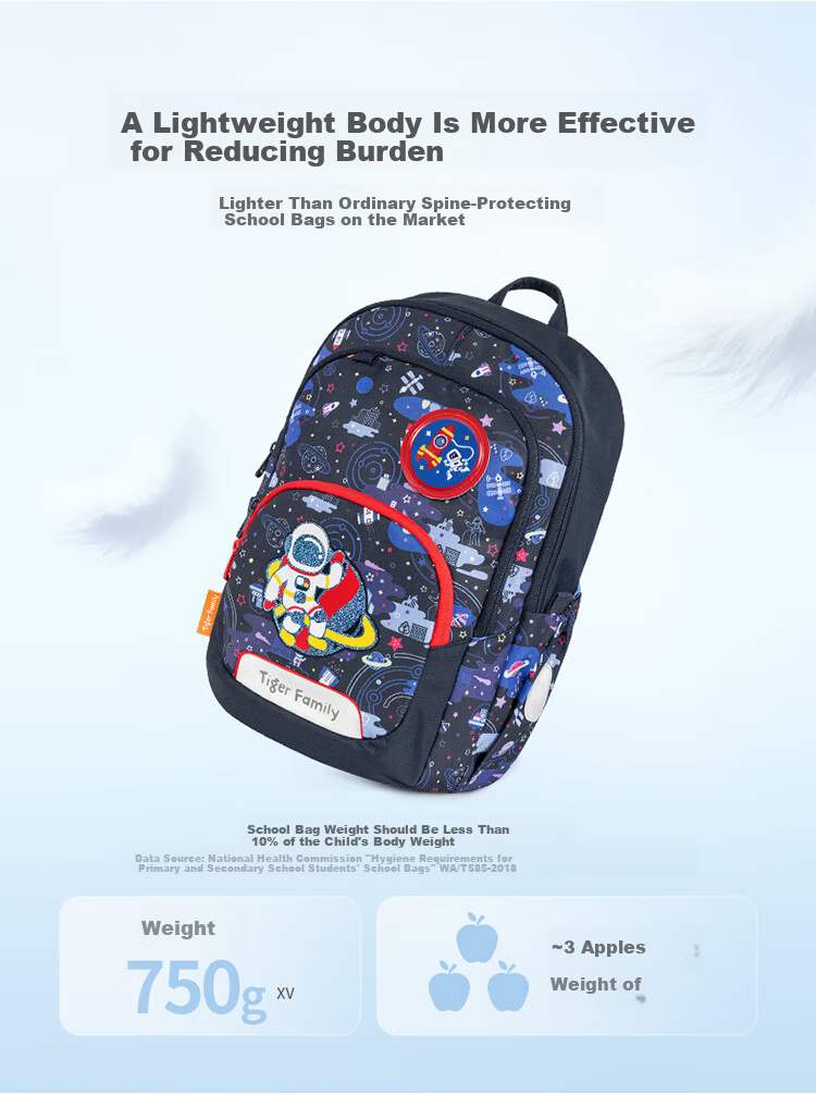TigerFamily Elementary School Backpack for Grades 1-3, Children's School Bag, Spine-Protecting Large Capacity Backpack for Boys And Girls 14