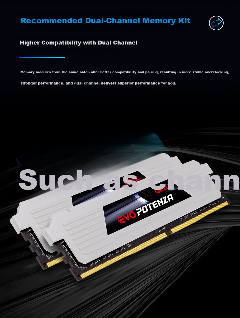 GEIL Jinbang 8GB DDR4 3200 Desktop RAM Tianjian Series Gunmetal Gray C18 9