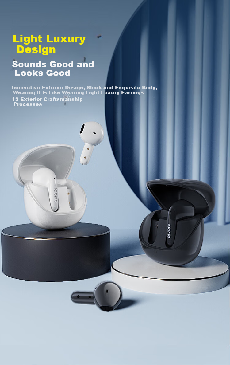 IGene [AI Translation + Conference Summary] 2026 New Smart Bluetooth Earphones, Semi-In Wireless, for Music And Gaming, Low Latency, Compatible with Huawei, Xiaomi, OPPO, OnePlus, Vivo 20