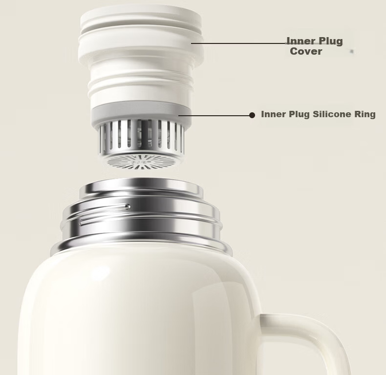 Fuguang Large Capacity Insulated Thermos Flask Stainless Steel Vacuum Water Bottle Portable Outdoor Hot Water Bottle 1200ML 15