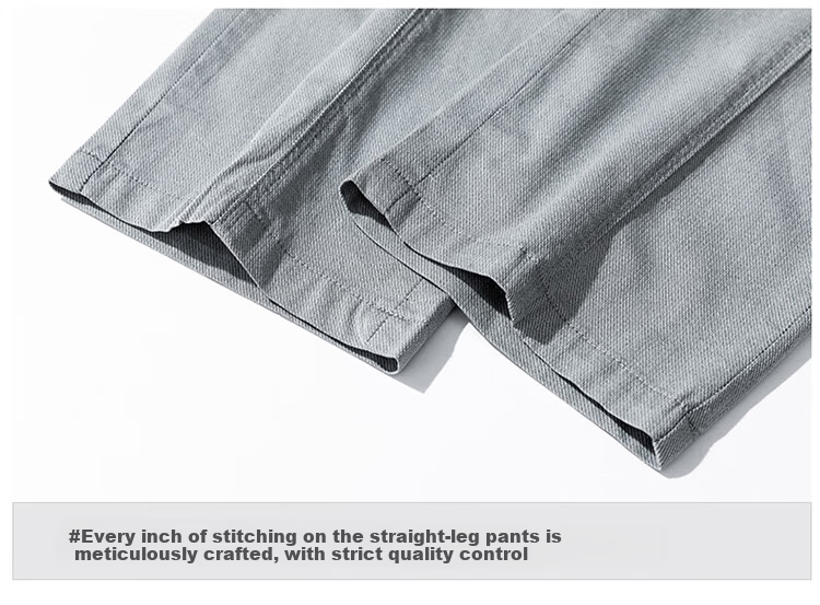 Pierre Cardin Men's Spring Summer Trendy Loose Straight Casual Pants Men's Lyocell Tencel Long Pants Beige M 15